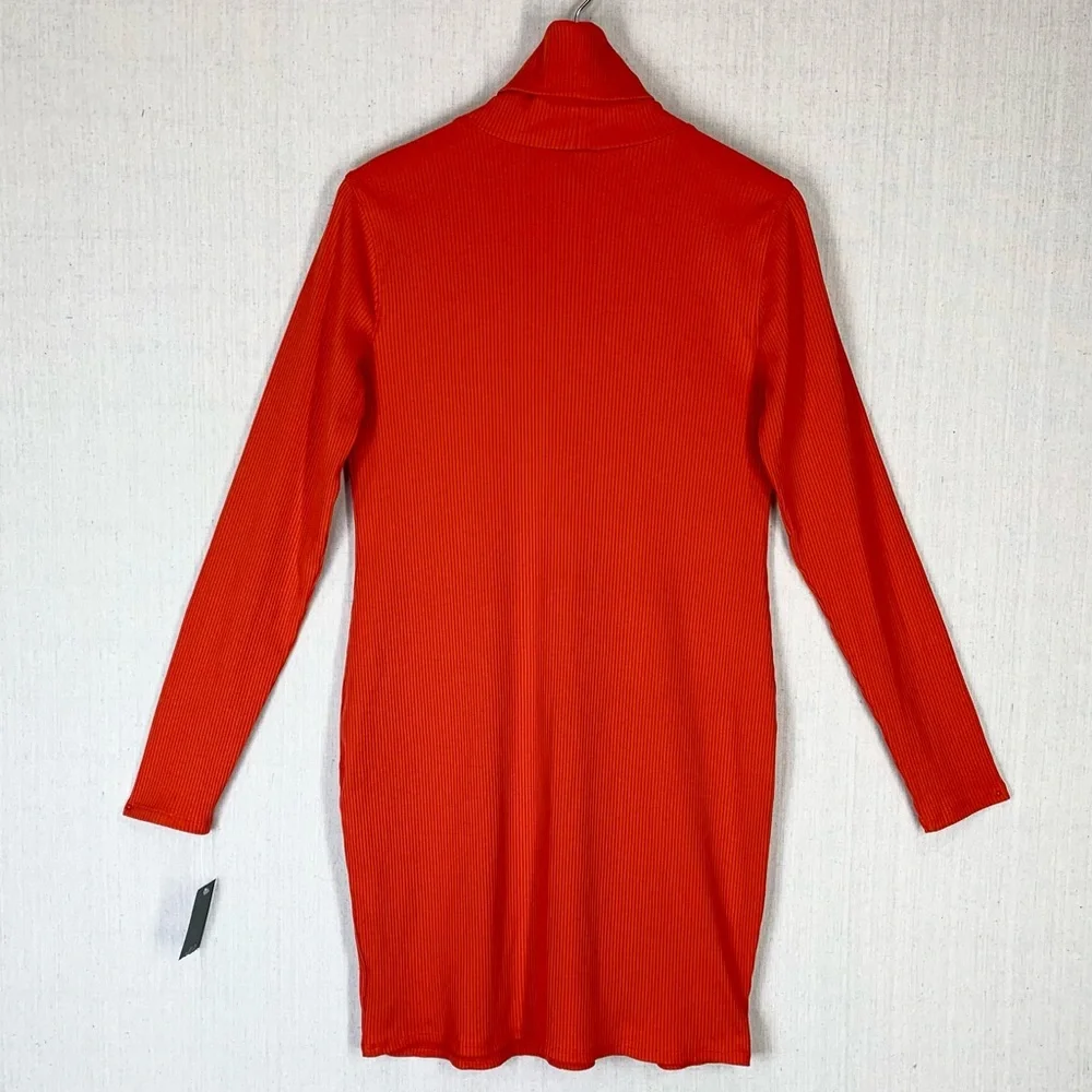 Wild Fable~NWT~Women's Long Sleeve Ribbed Knit Turtleneck Bodycon Dress~Sz XL - Picture 8 of 16